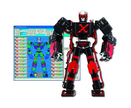 ↑ 専用ソフトでモーション作成も可能