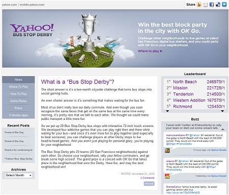 ↑ Yahoo! Bus Stop Derby公式サイト