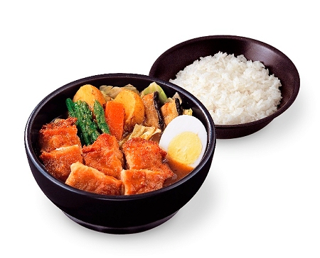 ↑ パリパリチキンスープカレー