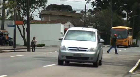 ↑ Curitiba City Hall: Crosswalk Art。