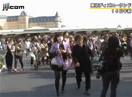 ↑ 4月15日に運営が再開された東京ディズニーランド。
