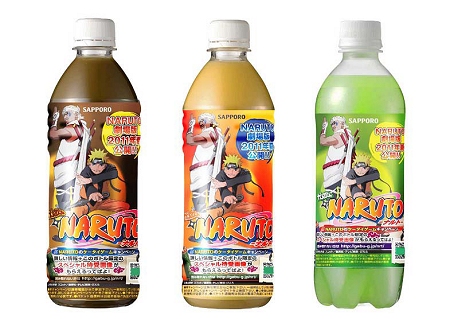 ↑ 「劇場版NARUTO-ナルト- ブラッド・プリズン」とタイアップした「がぶ飲みシリーズ」