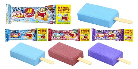 ↑ ガリガリ君入浴剤Cool&超Cool