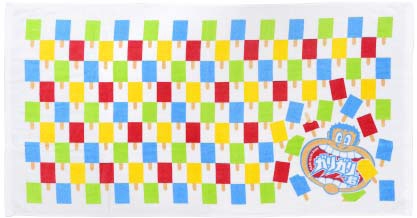 ↑ 「当たり」が出たらもらえる「ガリガリ君特製バスタオル」