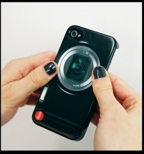 ↑ Leica V-Lux 20を模したiPhoneカバー