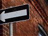 一方通行の標識