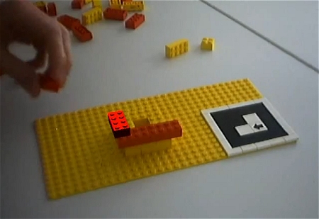 ↑ LEGO Manual With ARToolKit。