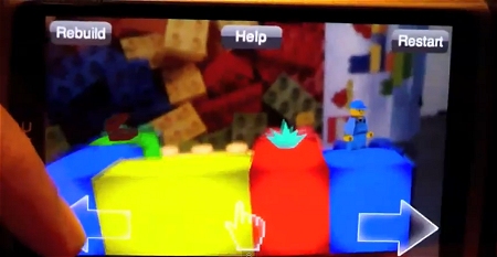 ↑ LEGO Platformer game - Mobile Augmented Reality。