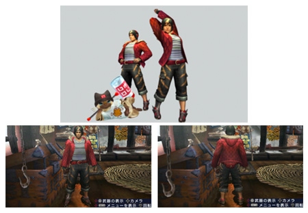 ↑ ゲーム内のユニクロアイテム