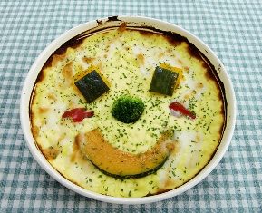 ↑ 十勝チーズのパンプキンドリア