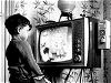 テレビ視聴をする子供