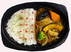 ↑ 5種の野菜カレー