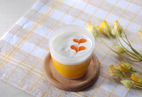 ↑ りょうおもいかぼちゃのプリン