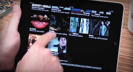 ↑ TIME Magazine on the iPad using WoodWing's Digital Magazine Solution。