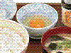 たまごかけごはん朝食