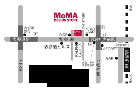 ↑ MoMA DESIGN STORE,TOKYO