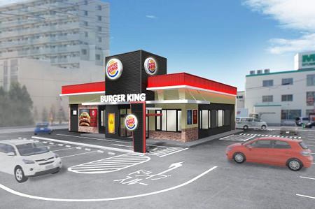 ↑ バーガーキング 札幌白石店外観