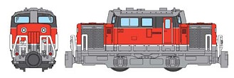 ↑ DD51形ディーゼル機関車・貨物更新色