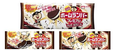 ↑ プレミアムホームランバー クッキー&クリーム