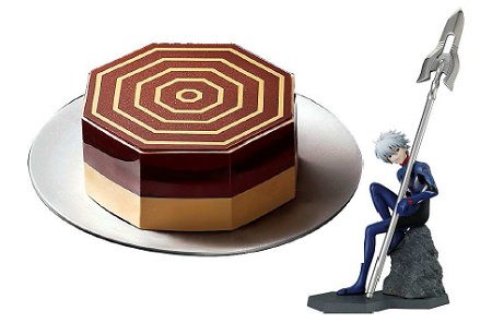↑ EVANGELION Cake-AT フィールドケーキ&渚カヲル- 4号