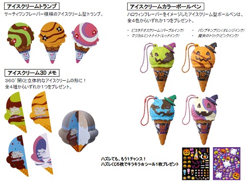 ↑ スピードくじの賞品