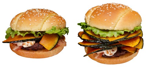 ↑ 「BK パンプキン」(左)と「爆弾パンプキン」(右)