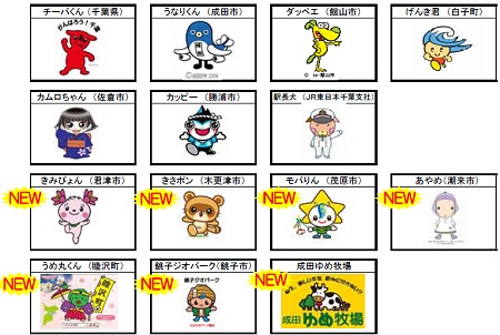 ↑ 参加キャラクタ一覧(予定)