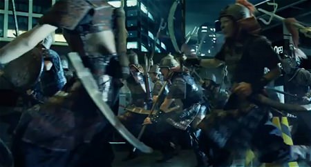 ↑ 『大戦乱!!三国志バトル』のCMとメイキング映像。いずれも公式による配信。