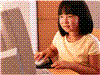 検索をする子供