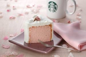 ↑ さくらシフォンケーキ