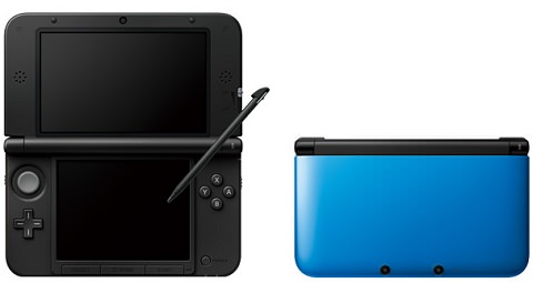 ↑ 3DS LL ブルー×ブラック