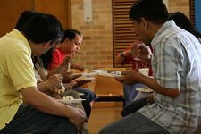 食事中の会話