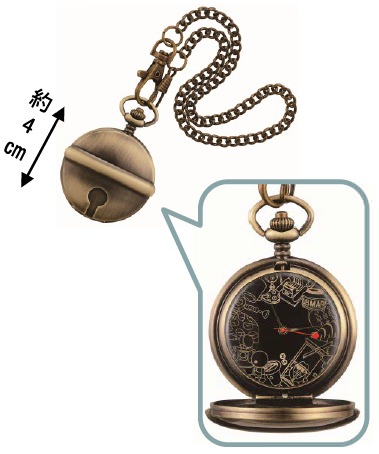 ↑ B賞：鈴型懐中時計