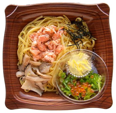 ↑ 生パスタ 銀鮭・いくら・柚子醤油