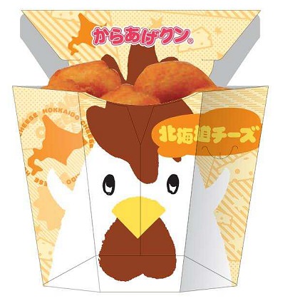 ↑ からあげクン 北海道チーズ