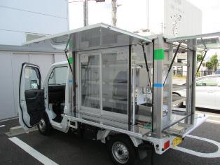 ↑ 移動コンビニの営業イメージ