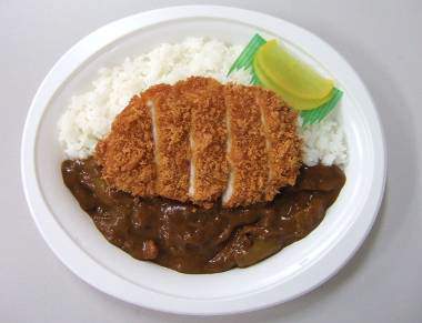 ↑ ロースかつカレー