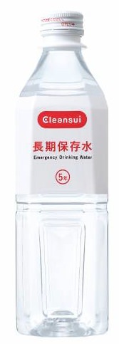 ↑ クリンスイ長期保存水500ml/BTL5-5N