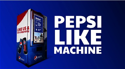 ↑ Pepsi Like Machine。