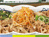 松屋・3種類のトッピング牛めし