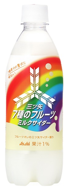 ↑ 三ツ矢7種のフルーツミルクサイダー