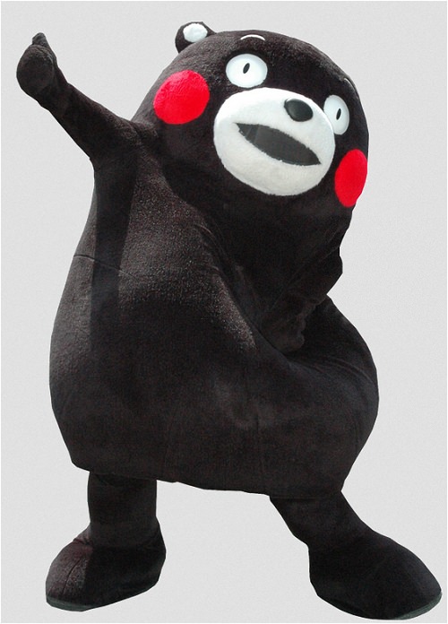 ↑ 張り切るくまモン