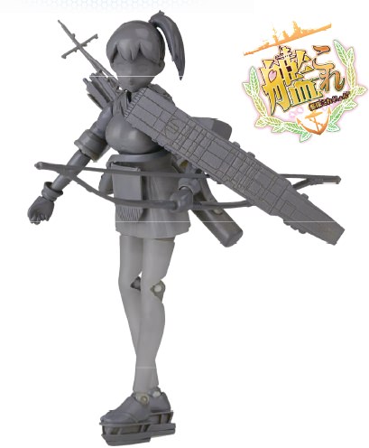 ↑ ミクロマンアーツ…艦これくしょん-艦これ- 正規空母 加賀(価格未定、今春発売予定、全高約10センチ)(写真は原型。実商品は彩色済み)