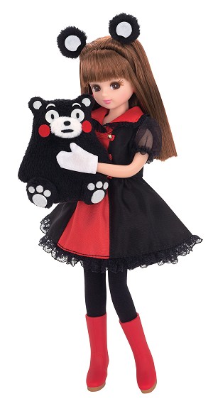 ↑ くまモン×リカちゃん