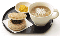 モスの朝ライスバーガー 朝御膳