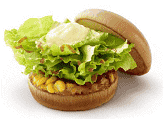 ベジテリヤキバーガー コーンの香ばし揚げ