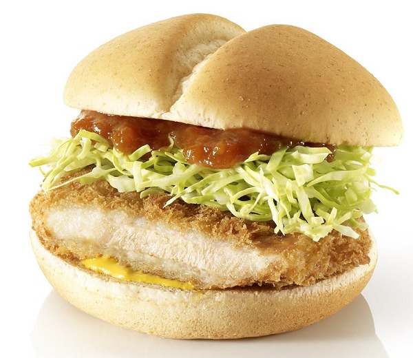 ↑ とんかつマックバーガー