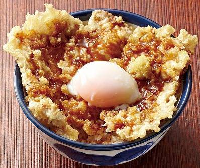 ↑ 生姜ダレロース豚天丼(半熟卵付き)