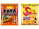 スティックカラムーチョ メキシカンスタイル ワイルドスパイスチリ味とスティックすっぱムーチョ ブリティッシュスタイル ソルト&ビネガー味