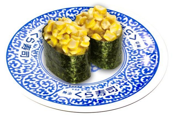 ↑ キャラメルバナナ寿司(上)とキャラメルコーンマヨ(下)
